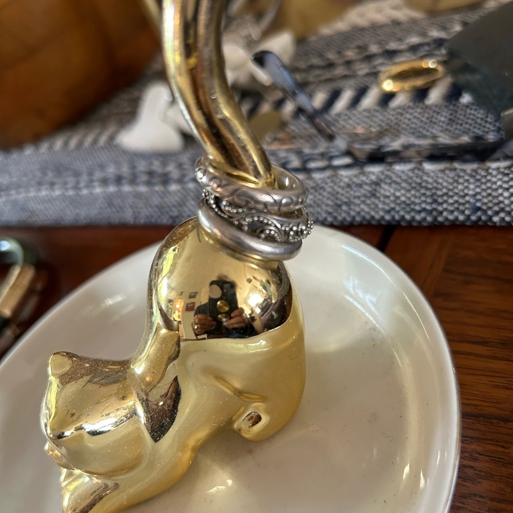 Lois Hill, sterling silver, three piece ring set!